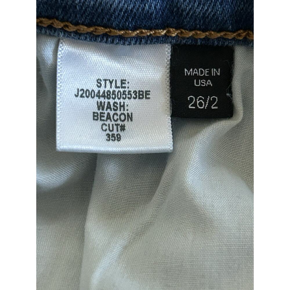 Veronica Beard Carolyn Baby Boot Mid Rise Jeans Womens Size 26/2 Button Fly - Picture 4 of 8